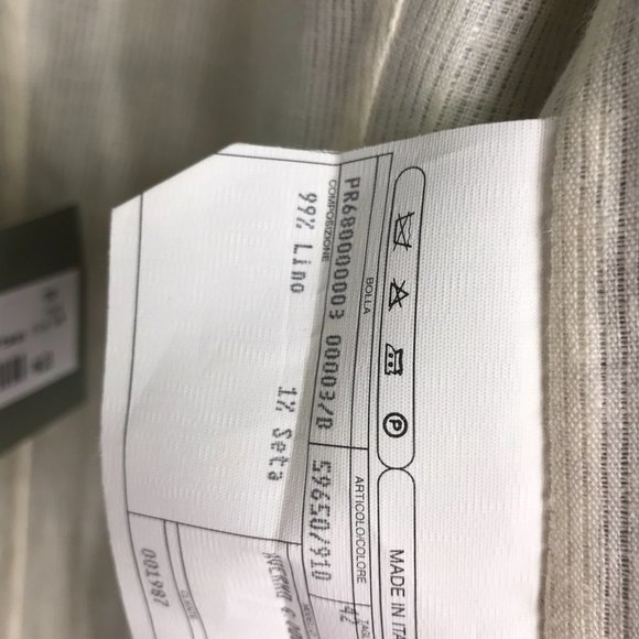 Giorgio's of Palm Beach - Classic Italian Linen Blazer 42 (M). Was $2250. NWT! - Picture 9 of 11